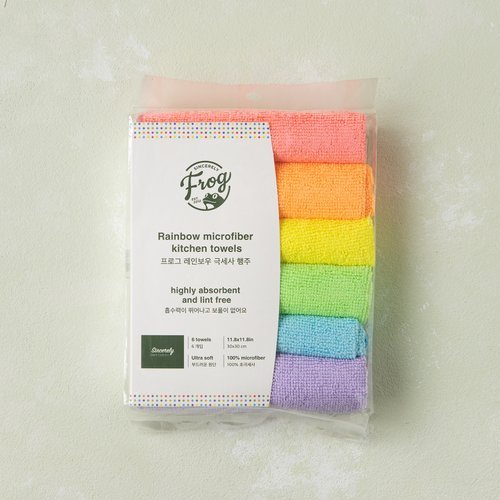 FROG Rainbow극세사 행주