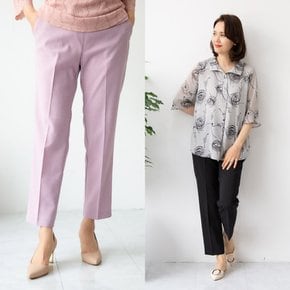 마미소 무지 세미 정장 바지 국산 여름 엄마옷 할머니옷 빅사이즈 4060 마담 중년여성 옷