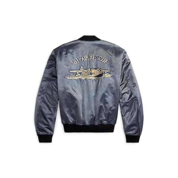 임브로이더 새틴 플라이트 재킷(MNRROTW16020187400)