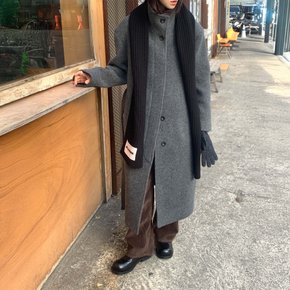 버터 하이넥 코트