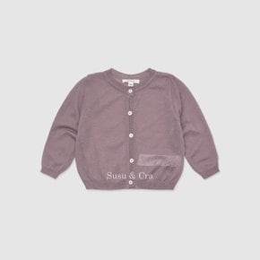 mini 헬르시아 니트가디건 ㅡ 퍼플
