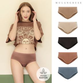 라인프리 레이온 여삼각팬티 여성삼각속옷 5종세트_P347700081