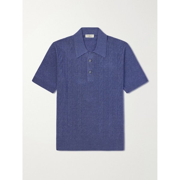 피아첸차 1733 실크 리넨 블렌드 폴로 셔츠 46376663163073496