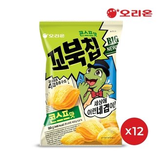 오리온 [W]오리온 꼬북칩 콘스프(80g) x 12개