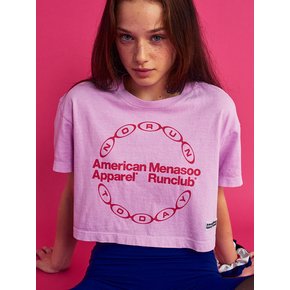 MNS x American apparel Big Circle Logo T-Shirts_Pink