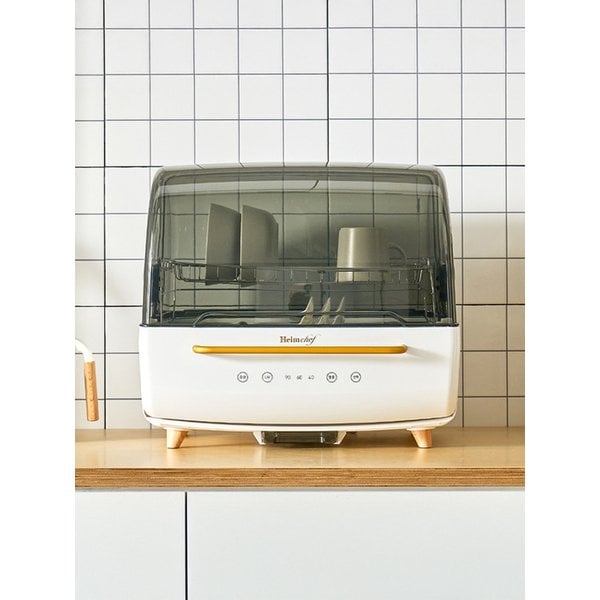 울트라 70L UV-C LED 고온 살균 식기건조기 HTD-3400W 열풍 젖병소독기