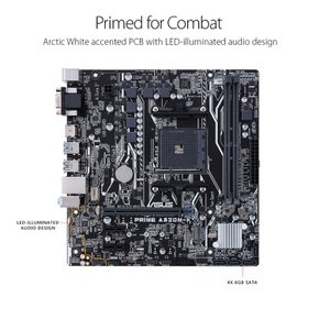 ASUS AMD A320 탑재 마더 보드 Socket AM4 대응 PRIME A320M-K[microATX]
