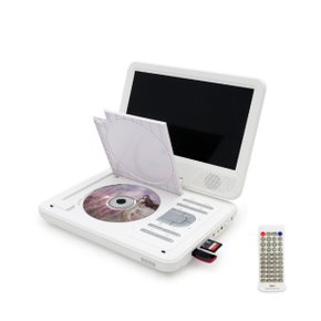 DV100 휴대용 차량용 DVD USB CD리핑 선명한 LED백라이트 영화 음악 학습용 regionfree 리모컨-0