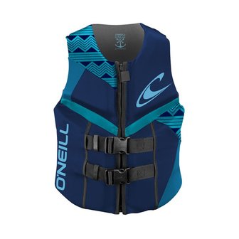 오닐 리액터 USCG 인증 여성 라이프자켓 부력최상 - 4722 WMS REACTOR USCG VEST - EK3 NAVY RIVI TURQUOSIE