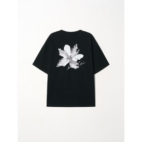 Flower Brush T-shirt_Black