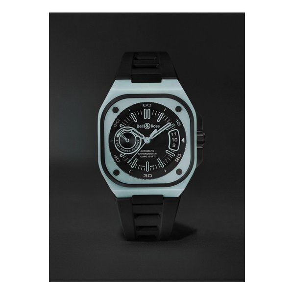 벨앤로스 BR-X5 룸 오토매틱 티타늄 고무 41mm 시계 46376663162921254