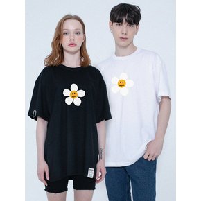 [UNISEX]빅 플라워도트 반팔티_8color