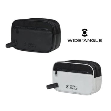 와이드앵글 25년 TO 더블지퍼탑 골프 파우치 WMP25P01 블랙(Z1) C1(그레이)