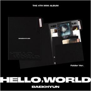 개봉앨범 포토카드 없음 / EXO 엑소 백현 (BAEKHYUN) - 미니4집 [Hello, World] (Folder Ver.)