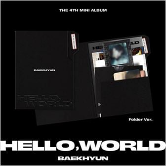  개봉앨범 포토카드 없음 / EXO 엑소 백현 (BAEKHYUN) - 미니4집 [Hello, World] (Folder Ver.)