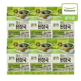 풀무원 미소 된장국 (40g) (8gX5EA)X6개