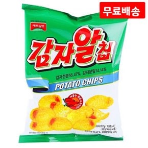 감자알칩 매운볶음 고추장맛 27g X 24 감자칩 제주농연 미니스낵 간식