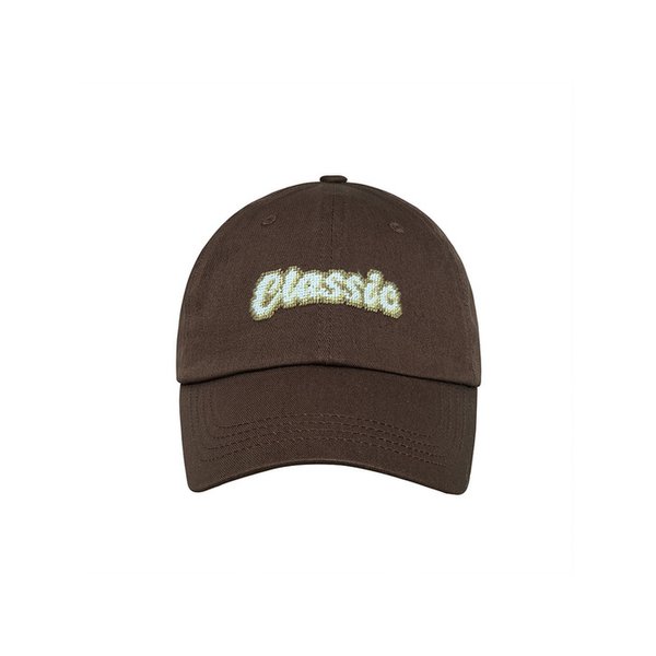 CLASSIC NEEDLEPOINT HAT - BROWN