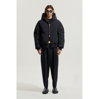 IRO [여주점] [이로] 남성 WOOL 와이드 캐롯 팬츠 IQPAW24714BKX