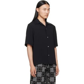 블랙 아미리 캠프 셔츠 AMSTCA1127 Black