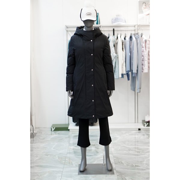 [여주점] 골프웨어 여성 골프 탑밸류 후드 롱 다운 점퍼 ODWPB94