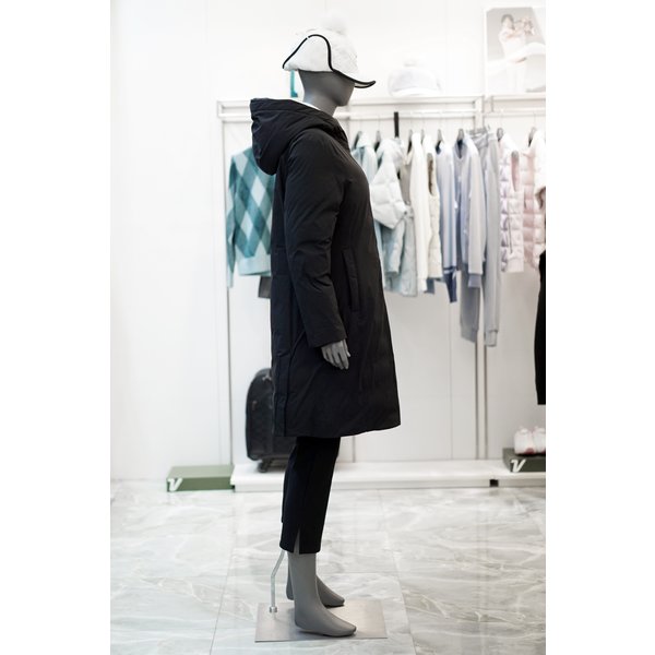 [여주점] 골프웨어 여성 골프 탑밸류 후드 롱 다운 점퍼 ODWPB94