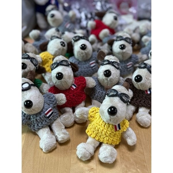 고글 강쥐 핸드 메이드  키링 시리즈_5Color