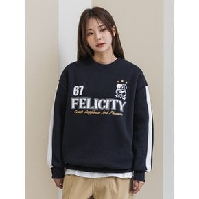FELICITY 유니폼 오버핏 맨투맨 MAR552 (4 COLOR)
