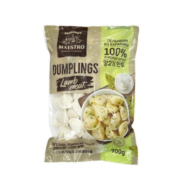 마에스트로 MAESTRO 양고기 만두 러시아 Lamb Dumpling 900g 냉동