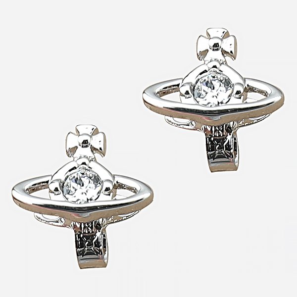 [시흥점] [비비안 웨스트우드]6S 62010037 P116 나노 솔리테어 이어링 실버