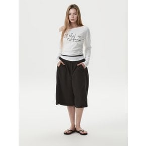 One-Shoulder Long Sleeve T-shirt(F) WHLAG3827F