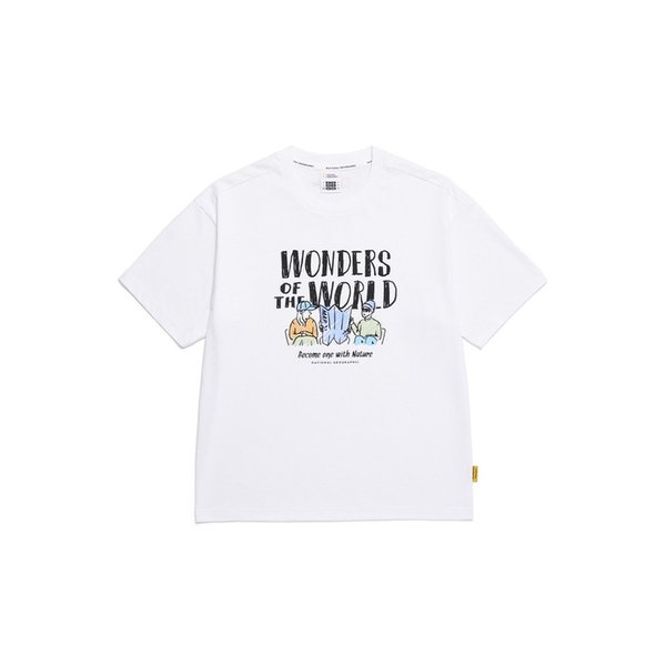 N252UTS980 리젠아스킨 그래픽 반팔 티셔츠 WHITE