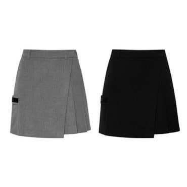 풋조이 골프스커트 CQK FKJWC8707 23FW MIXED SKORT WMN