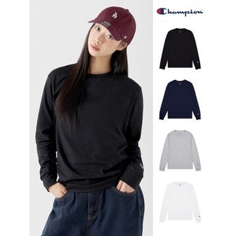 챔피온 남녀공용 긴팔티 100% 면 롱슬리브 2025 F/W 신상 15047TU