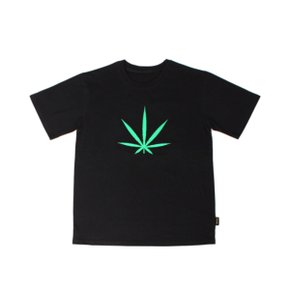 M. T-shirt. Big Weed Black M17102