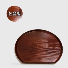 논슬립 쟁반 미끄럼방지 업소용 서빙 커피쟁반 우드 나무 목무늬 카페트레이