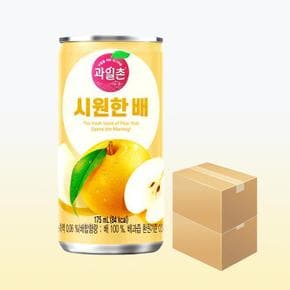 과일촌 배 드링크 175ml x 60캔 (2박스)/해태 배음료 (S14730799)