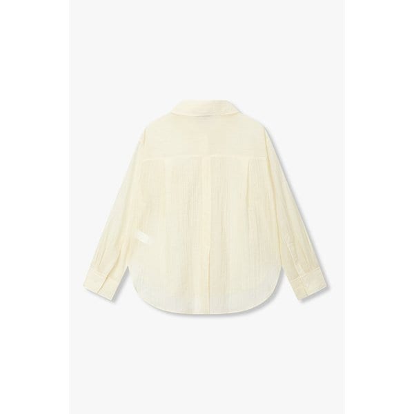 [부산점] 보브)) 시스루 스트라이프 블라우스 (7126260500)