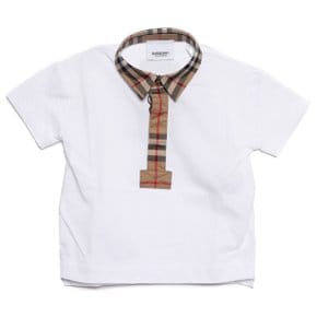 [부산점] 23SS 빈티지 체크 피케 반팔티셔츠 (8054189 WHITE 23S)
