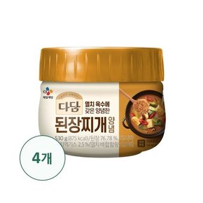 [CJ] 다담 된장찌개양념 530G x 4개