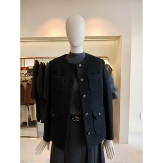 CC콜렉트 [여주점] 씨씨콜렉트 플랩포켓칼라리스하프자켓 E254msf136