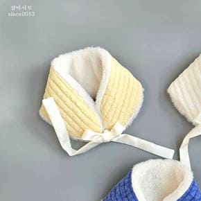 도톰 면누빔 볼끼 귀도리 남아한복 여아한복 천연염색 피그먼트 100수 전통 귀마개