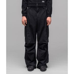 (M) 오버타임 카고 팬츠 블랙 OVERTIME CARGO PANTS BLACK