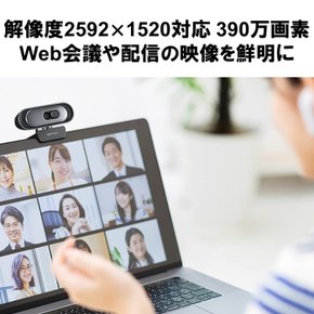 버팔로 웹 카메라 풀HD 1080p 390만 화소 블랙 BSW705MBK