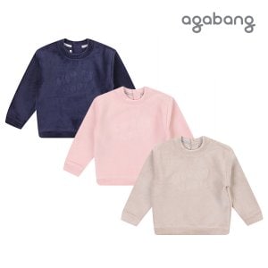 아가방 [아가방 겨울]노우골벨로아티셔츠(NAVY,BEIGE,PINK)_01P751003