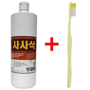 사사삭+칫솔 1kg/욕실 찌든때 청소 제거 줄눈 곰팡이