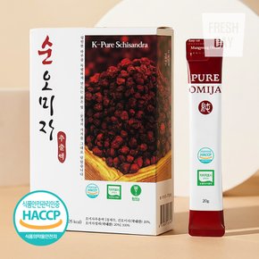 [무설탕] 국내산 100% 문경 명품 순 오미자 추출액 스틱 3박스 (45포×20g)