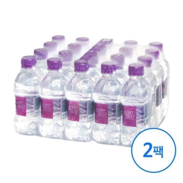 [에뚜알레브] 한국청정음료 몽베스트 생수 330ml 40병(1)