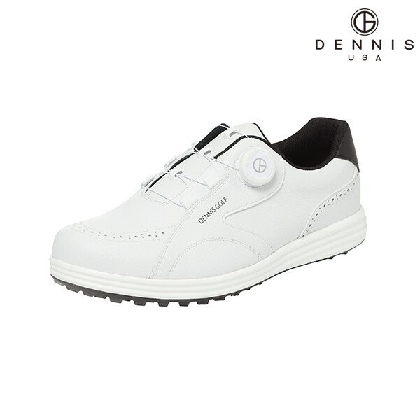[DENNIS] 남성)다이얼 골프화_화이트_QAOXMSH025