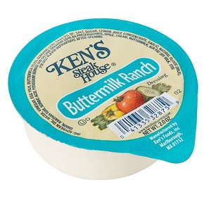 켄즈 푸드 버터밀크 랜치 드레싱 Buttermilk Ranch Dressing 2oz 컵 72개